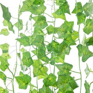 84 Ft 12 Strands Fake Ivy Leaves Artificial Ivy Garland Greenery Decor Faux Vine